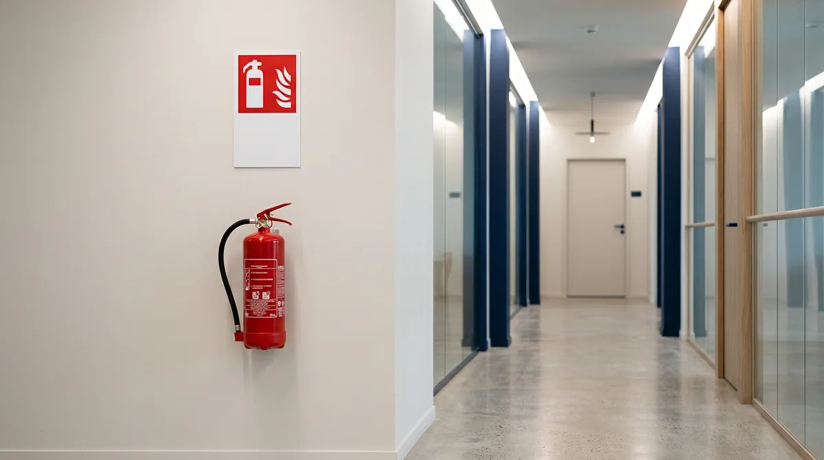 Où placer un extincteur : hauteur et distance